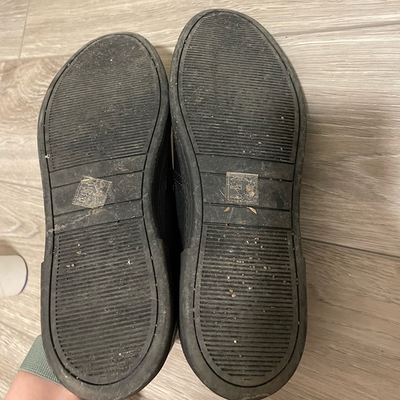 Black Slip On Sneakers - Picture 4 of 5